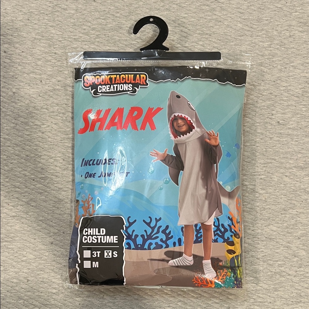 Spooktacular Creations Preschool Child Unisex Shark Costume/ Size 4-6